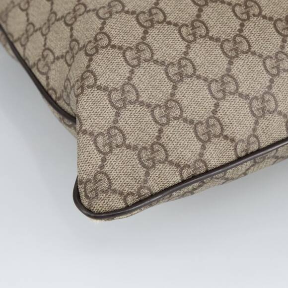 GUCCI GG Supreme Shoulder Bag Pvc Beige - Picture 13 of 16